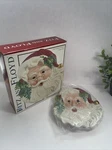 Fitz And Floyd Old Fashioned Christmas Santa Canap Plate W/ Box 2003 Holiday. Fixed Price $29.99.