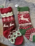 Kurt Adler Knit Stockings Reindeers 2 Assorted. Fixed Price $11.99.