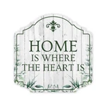 Heritage Plus Home Is Where The Heart Wall Door Sign. Fixed Price $10.99.