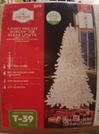 Holiday Time White Duncan 7' Pre-lit Quick Set Fir Christmas Tree Clear Lights. Fixed Price $80.00.