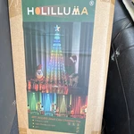 Holilluma 6FT Smart Led Cone Christmas Tree, Multicolor Freestanding Corded. Fixed Price $60.00.