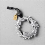 Wreath Holiday Ornament 2017 Pewter Silver - Hearth & Hand With Magnolia Xmas. Fixed Price $7.99.
