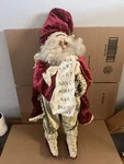 Vtg Mark Roberts Christmas Santa 31 Tall To Til Hat. Fixed Price $99.99.