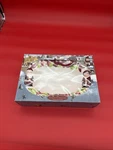 Christmas Serving Bowl Publix Season Greeters Santa & Mrs Claus Ceramic 8 X12. Fixed Price $19.99.