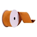 Vickerman 2.5"X10YD Camel Faux Suede Ribbon. Fixed Price $27.57.