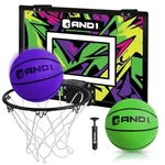 Over The Door Mini Basketball Purple/green Hoop Two Balls. Fixed Price $50.50.