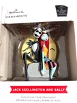 Hallmark Nightmare Before Christmas Ornament Jack Skellington And Sally New D2. Fixed Price $13.99.