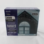 Sienna 200-COUNT Random Twinkle Icicle Window Lights Indoor/outdoor Open Box. Fixed Price $12.00.