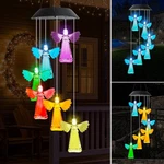 Led Solar Wind Chime Color Changing Angel Garden Outdoor Mobile Christmas Light. Fixed Price $25.58.