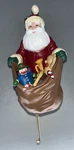 Hallmark Vintage 6.5" Nostalgic Santa Stocking Holder. Fixed Price $12.00.