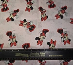 Disney Minnie Mouse Pink Dot Dress Toss Cotton Sewing Fabric 29" 2010 New. Fixed Price $27.67.