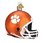 Clemson Tigers Glass Christmas Ornament - Football Helmet. Fixed Price $19.95.