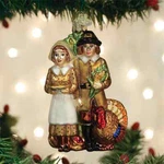 Old World Christmas Pilgrim Thanksgiving Glass Ornament 24156. Fixed Price $26.88.