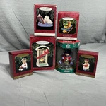 Lot Of 6 Hallmark Keepsake Ornaments The Bearingers Eeyore Crayola New Home. Fixed Price $24.99.
