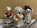 Mr. Halloween 3 Lighted Glass Ghost W/ Timer By Christmas - Not Valerie Qvc. Fixed Price $26.99.