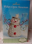 Vtg Hallmark Fiber Optic Color Changing 18" Tall Mitford Snowman Original Box. Fixed Price $179.00.