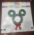 Gemmy Disney 30 Hanging Mickey Mouse Christmas Wreath W/multicolor Led Lights. Fixed Price $51.00.