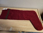 Ralph Lauren 100% Cashmere Christmas Stocking Bordeaux New With Tags. Fixed Price $199.00.