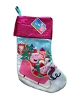 Peppa Pig Christmas Stocking By Ruz 14" New. Fixed Price $9.71.