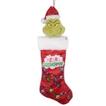 Dr. Seuss Grinch 25 " Animated Christmas Stocking With Sound Holiday Decor New. Fixed Price $29.95.