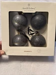 Hearth & With Magnolia Handcrafted Ball Ornaments 2017 Set Of (4). Fixed Price $12.99.