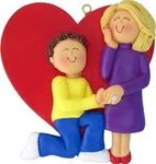 Marry Brown Female Blonde Personalized Christmas Tree Ornament. Fixed Price $18.25.