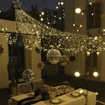 Yescom 120V Party Tent Lights Kit With 4840LED String 20' Pole For Event Outdoor. Fixed Price $399.90.