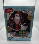 5 Foot Santa Jack Skellington Zero Disney Christmas Holiday Airblown Inflatable. Fixed Price $68.00.