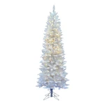 Vickerman 90" Spruce Pencil Artificial Christmas Tree With Led Lights In White. Fixed Price $421.41.