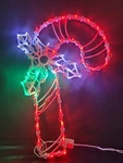 Northlight 16" Led Lighted Candy Cane Christmas Window Silhouette Decoration. Fixed Price $15.99.