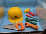 Kids Construction Set Hard Hat Pretend Play Builder Lot Dress Up Toy. Fixed Price $14.99.