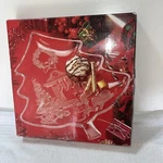 New! Studio Nova Christmas Day Glass Tree Platter Fireplace Stockings WY287/501. Fixed Price $35.00.