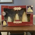 Loft Living Battery Flameless Led 3 Pc Christmas Tree Candle Set With Timer. Fixed Price $24.57.