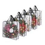 Veno 5 Wreath Storage Bag, Summer, Christmas Square - Pack, Clear. Fixed Price $57.11.