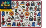 Kurt Adler C0719 Petite Treasures Wooden Ornament, Set Of 48. Fixed Price $25.99.