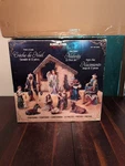 Kirkland Signature Nativity 12 Piece Set Hand Painted Christmas Creche 979597. Fixed Price $157.50.