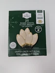 Holiday Time 25 Warm White Ultra Bright C9 Lights Led 14FT Indoor Outdoor. Fixed Price $12.99.