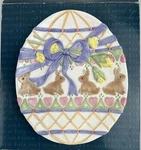Fitz And Floyd Easter Promo Canape Plate W/ Decorated Egg Euc Wrong Box. Fixed Price $19.80.