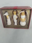 Starbucks 2012 Christmas Tree Ornaments Set Fox,snowman, Nutcracker Nib. Fixed Price $15.99.