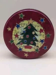 Greenbrier Christmas Tree Metal Tin Cookie Trinket Can Holiday Decor. Fixed Price $10.12.