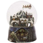 Roman Glitterdomes Snow Globe 150MM Musical With Santa In Sleigh. Fixed Price $117.95.