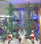 60" Evergreen Slim Tree 3D Mesh Outdoor Christmas Sculpture Bright Lights. Fixed Price $79.95.