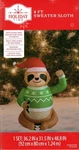 Sweater Sloth Christmas Outdoor Airblown Inflatable 4 Ft. By Holiday Time, New. Fixed Price $19.99.