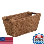 Honey-can-do Seagrass Basket W/handles Med STO-02965 Natural. Fixed Price $52.68.