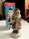 Rare Vintage Artmark Porcelain Santa England 1905 Christmas Ornament 1994. Fixed Price $16.99.