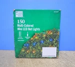 Home Accents 150 Multi-colored Incandescent Mini Net Lights 4X6 Ft Christmas. Fixed Price $19.99.