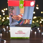 Wondershop By Target Lighted Tinsel Dachshund Dog Christmas Retired 2016 Works. Fixed Price $80.00.