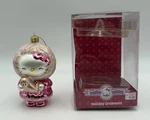 Hello Kitty Pink Eskimo Seal Blown Glass Holiday Ornament 2007 Sanrio. Fixed Price $49.99.