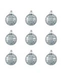 Northlight 12 Ct. Splendor Mirrored Glass Disco Ball Christmas Ornaments. Fixed Price $20.00.