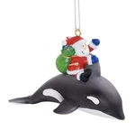 Cape Shore Santa Claus Riding Orca Whale Delivering Gifts Christmas Holiday O.... Fixed Price $17.75.